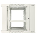 Wall cabinet rack 9U 600x600 gray two sections