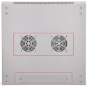 Wall cabinet rack 12U 600x600 gray metal door