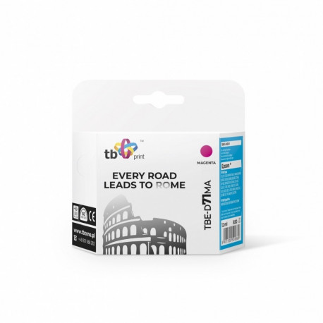 Ink TBE-D71MA (Epson T071340) Magenta 100% new