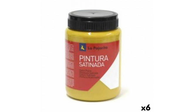 Tempera La Pajarita L-03 Oxide 6 Tükid, osad Satineeritud Kool Kollane