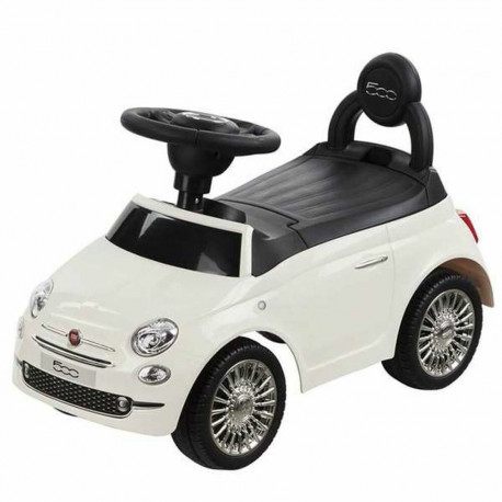 Kolmratas RIDE ON CAR FIAT 500 WHITE Valge