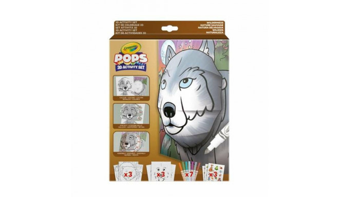 Värvimisjoonised Crayola 3D Color Pops Mystical Loodus