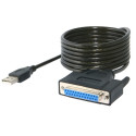 PremiumCord USB printer cable USB to parallel port (DB25F)