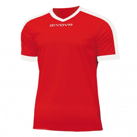 Givova särk Revolution Interlock MAC04 1203 3XS, punane-valge