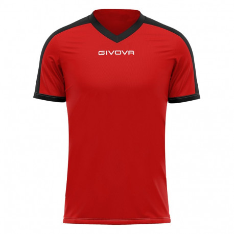 Givova särk Revolution Interlock MAC04 1210 2XS, punane-must