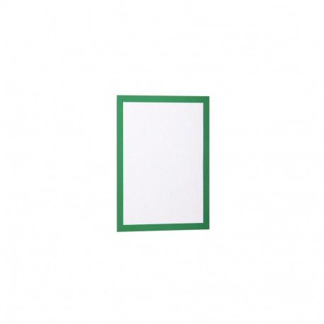 Inforaam magnetiline DURAFRAME A4, iseliimuv, roheline, 2 tk/pk, Durable