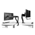 NEOMOUNTS Screen Desk Mount 17-32inch 2 screens topfix clamp & grommet