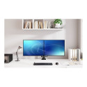 NEOMOUNTS Screen Desk Mount 17-32inch 2 screens topfix clamp & grommet