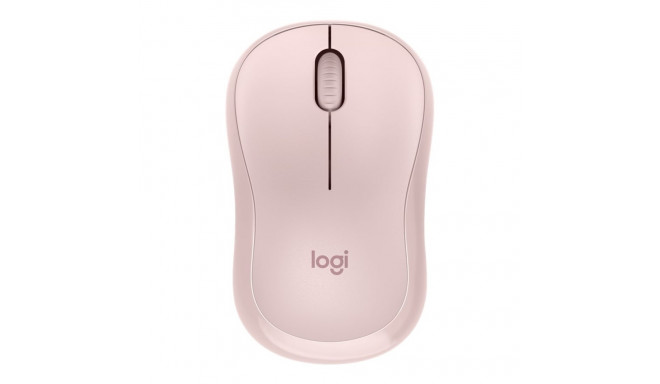 LOGITECH M240 vaikne hiir parema- ja vasakukäelistele optiline 3 nupuga juhtmevaba Bluetooth roosa
