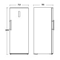 Freezer Scandomestic SFS381W white