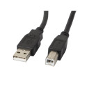 Lanberg kaabel USB-A - USB-B M/M 1m, must