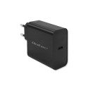 Qoltec 52379 Super Quick PD Charger | 1xUSB-C | 65W | 5-20V | 3-3.25A | Black