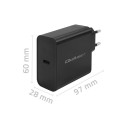 Qoltec 52379 Super Quick PD Charger | 1xUSB-C | 65W | 5-20V | 3-3.25A | Black