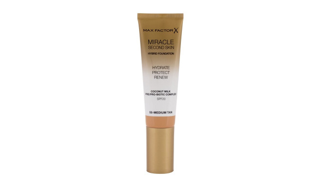 Max Factor Miracle Second Skin (30ml) (08 Medium Tan)