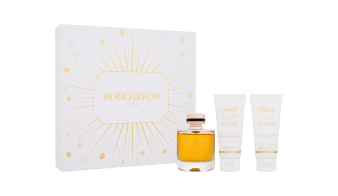 Boucheron Quatre Iconic Eau de Parfum (100ml) (Edp 100 ml + Body Lotion 100 ml + Shower Gel 100 ml)