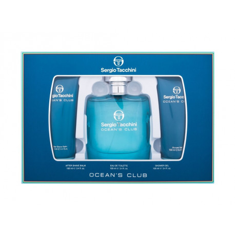 Sergio Tacchini Ocean´s Club Eau de Toilette (100ml) (Edt 100 ml + Shower Gel 100 ml + Aftershave Ba