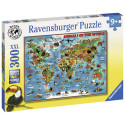 Ravensburger pusle 300 tk Maailmaloomad Ravensburger pusle 300 tk Maailmaloomad