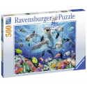 Ravensburger pusle Delfiinid 500tk