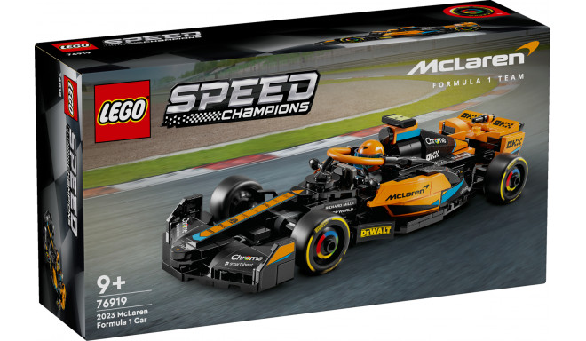 LEGO Speed ​​Champions 2023 McLaren vormel 1 võidusõiduauto