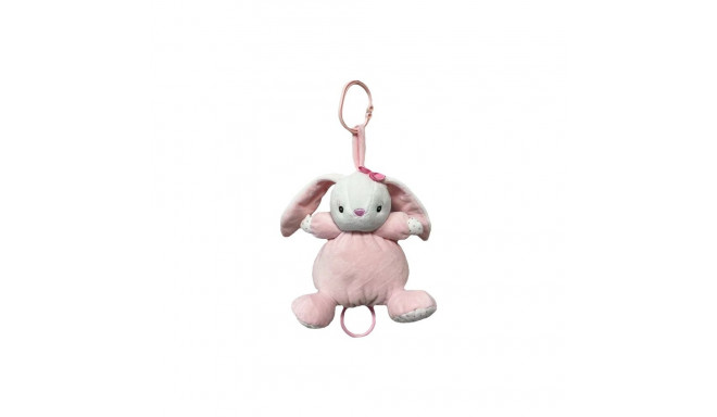 Toy with sound - Bunny 17 cm white and pink