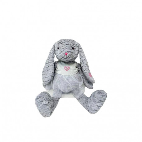 Mascot Rose Bunny 32 cm grey