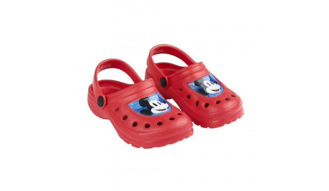 Beach Sandals Mickey Mouse Red - 22-23