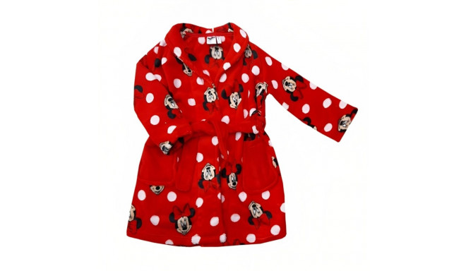 Children's Dressing Gown Minnie Mouse Red - 5 Years