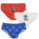 Pack of Underpants Sonic 3 Units Multicolour - 8-10 Years