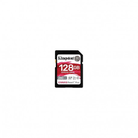 Kingston Technology 128GB Canvas React Plus SDXC UHS-II 280R/100W