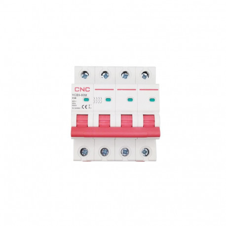 Miniature Circuit Breaker, 4P, 16A, Class C, 6kA
