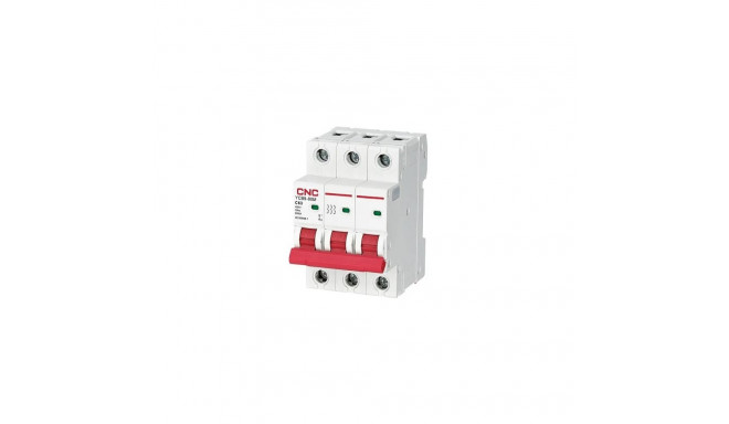 Miniature Circuit Breaker, 3P, 63A, Class C, 6kA