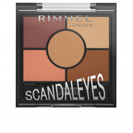 RIMMEL LONDON SCANDALEYES paleta de sombras #005-sunset bronze 3,80 gr