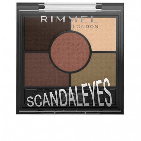RIMMEL LONDON SCANDALEYES paleta de sombras #002-brixton brown 3,80 gr