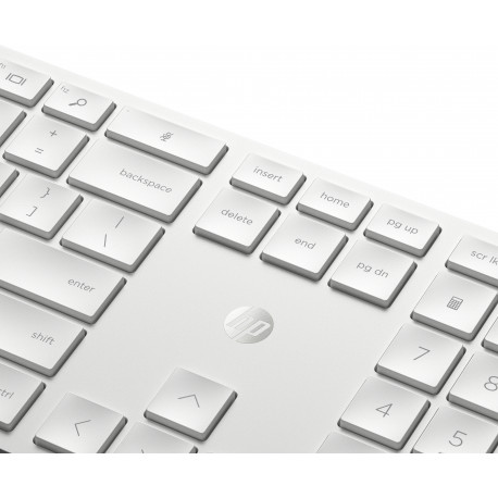 HP klaviatuuri ja hiire komplekt 650 juhtmevaba, valge