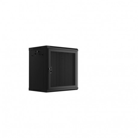 Lanberg 19" seinale paigaldatav rack-kapp 12U/600x450 (lamedapakis), perforeeritud uksega, must
