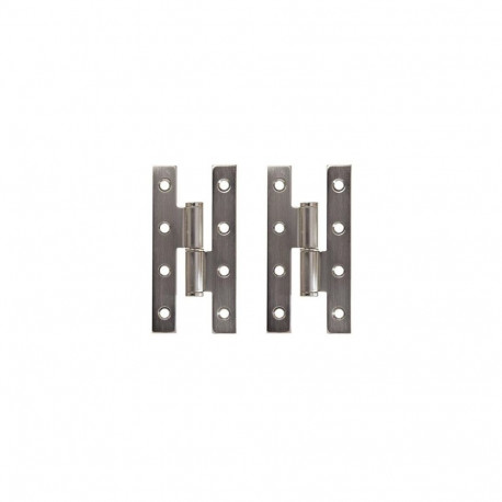HINGE H stiil 110x55x2.5mm nikeldatud 2 tk vasak