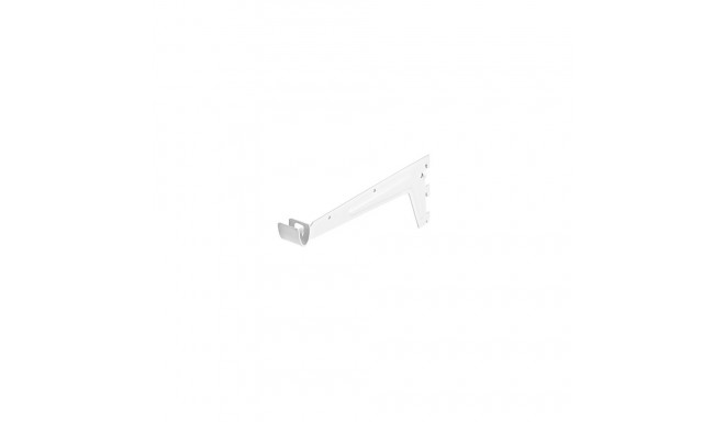 BRACKET CLOTHES RAIL 250 MM WHITE