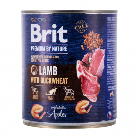 BRIT Premium by Nature lambaga tatraga märg koeratoit 800 g
