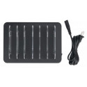 Manhattan Charging Station, 6x USB-A Ports, Outputs: 6x 2.4A, Smart IC, LED Indicator Lights, Black,