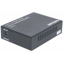 Intellinet Gigabit Ethernet to SFP Media Converter, 10/100/1000Base-Tx to SFP slot, empty (Euro 2-pi