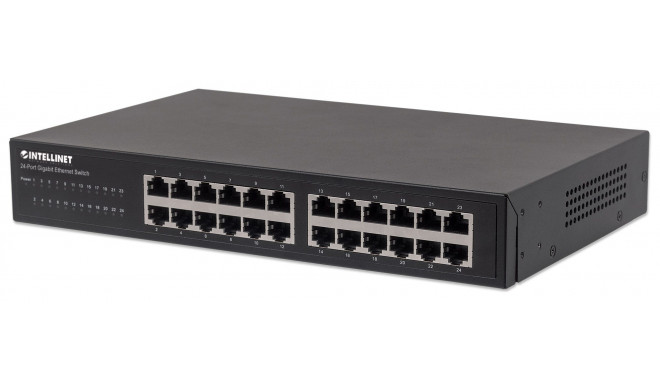Intellinet 24-portine gigabit ethernet lüliti, 24 x 10/100/1000 Mbit/s RJ45-pesa, IEEE 802.3az (ener