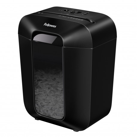 Fellowes Powershred LX45 ristlõikega must paberipurustaja