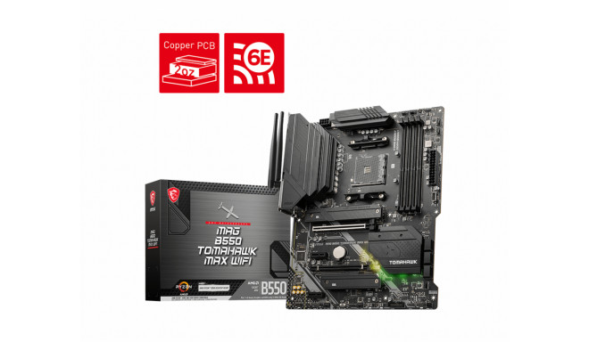 MSI MAG B550 TOMAHAWK MAX WIFI AMD B550 Socket AM4 ATX