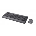 Trust Trezo keyboard Mouse included RF Wireless QWERTY US English Black