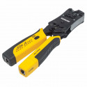 Intellinet Universal Modular Plug Crimping Tool and Cable Tester, 2-in-1 Crimper and Cable Tester: C