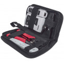 Intellinet 4-Piece Network Tool Kit, 4 Tool Network Kit Composed of LAN Tester, LSA punch down tool,