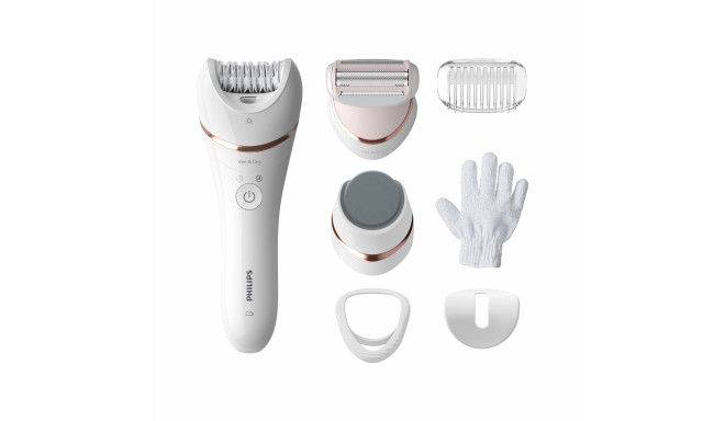 Philips BRE 730/10 Wet and dry epilator for legs, body and feet