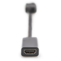 "DIGITUS DisplayPort -> HDMI Adapter/Konverter, 0,15m, schw."