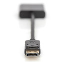 "Digitus Displayport (ST-BU) 0,15m Adapter FHD 60Hz Black"