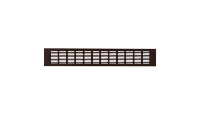 ALUMIN. VENT. GRILLE, 80X500MM, BRONZE